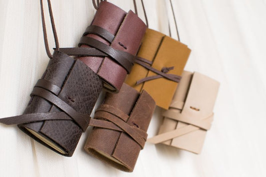 Fotopostup: vyrob si kožený zápisník na krk