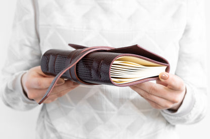 Kožený zápisník Jozefína