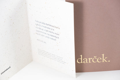 Darčeková karta (fyzická)