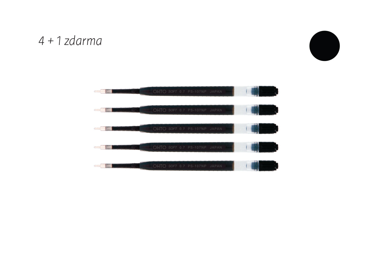 Náplň do guličkového pera Ohto GS01 (4 + 1 zdarma)