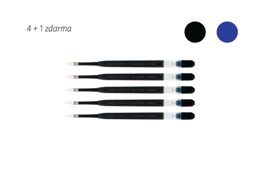 Náplň do guličkového pera Ohto GS01 (4 + 1 zdarma)