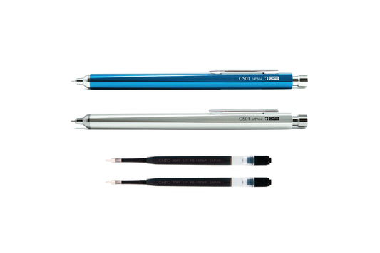 Nerozlučná dvojica pána Martina (2 ks pero Ohto GS01 + 2 ks modrá náplň zadarmo)